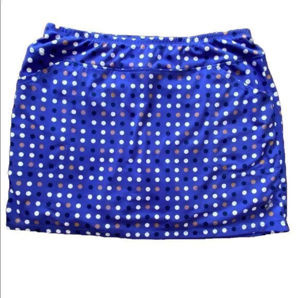Jofit Skort - XL blue dot , polyester spandex - Picture 1 of 6